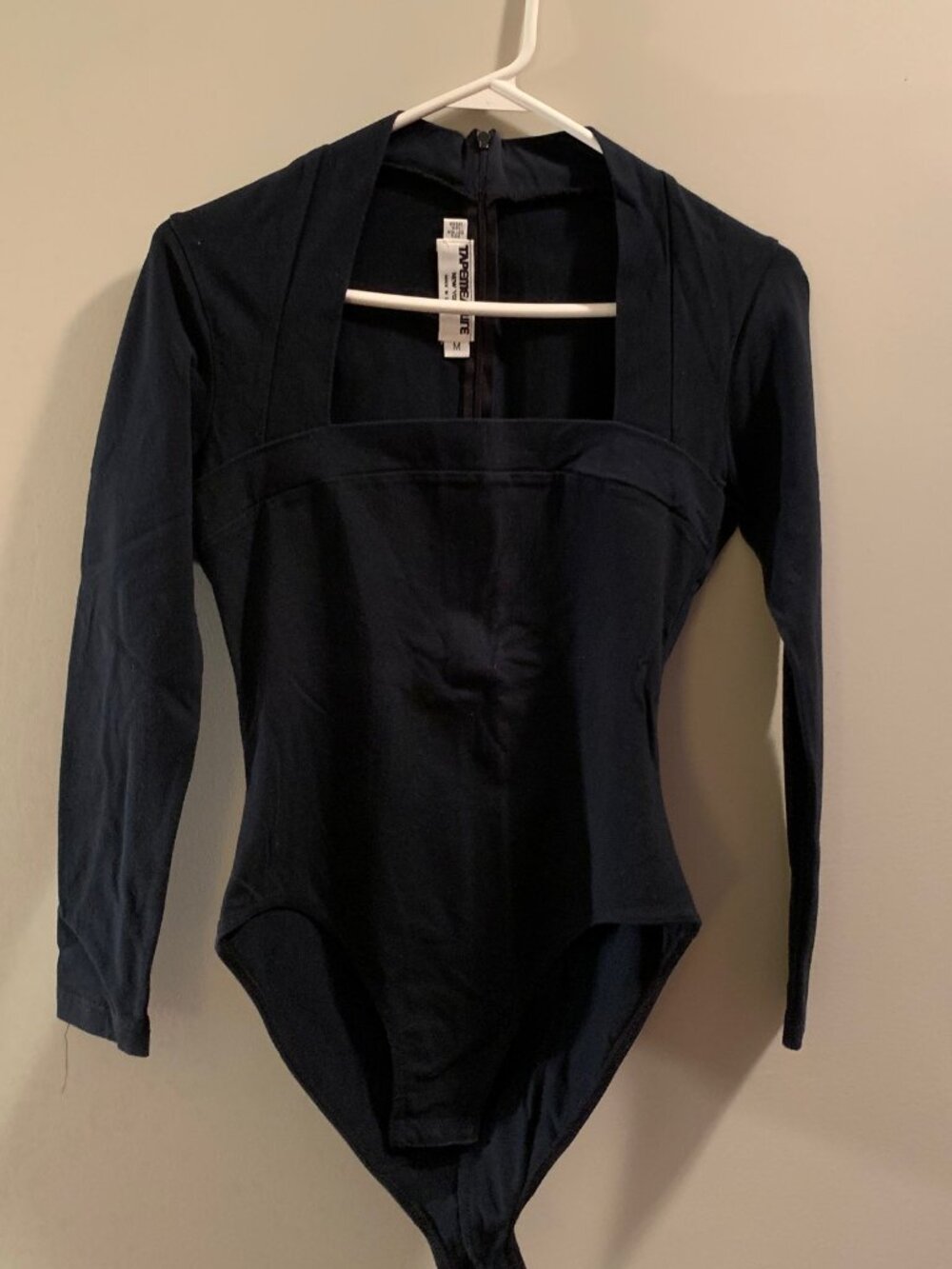 TAPEMEASURE NAVY BLUE/BLACK BODYSUIT